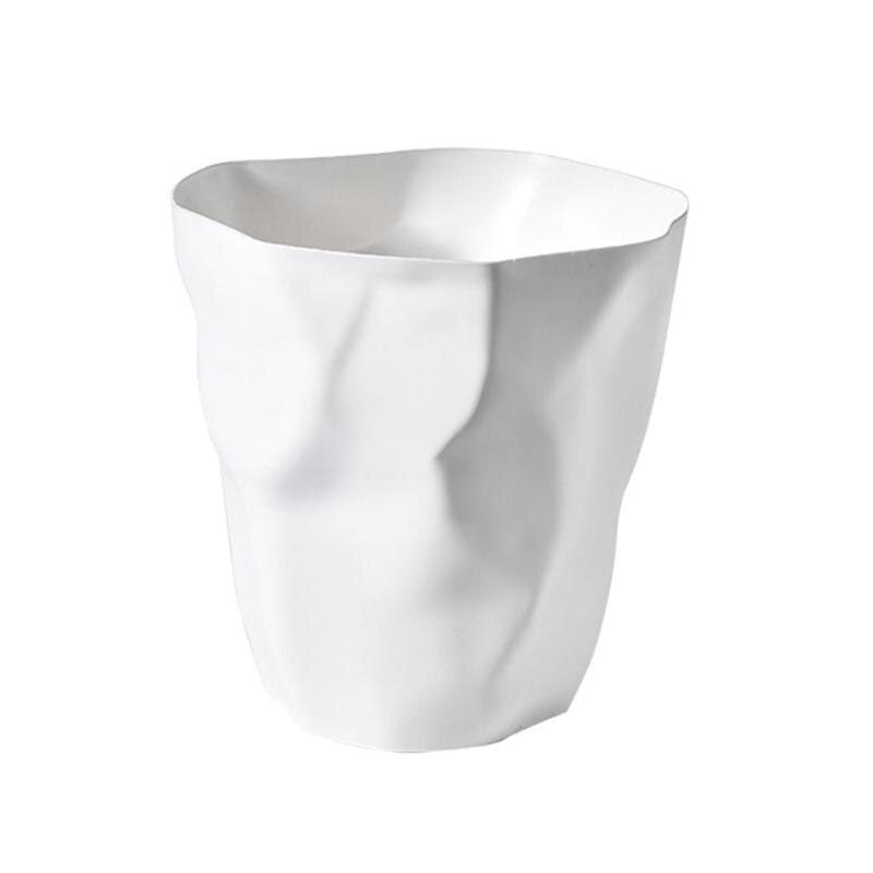 Nordic Minimalist Trash Can Modern Plastic Waste Bin for Bathroom Office