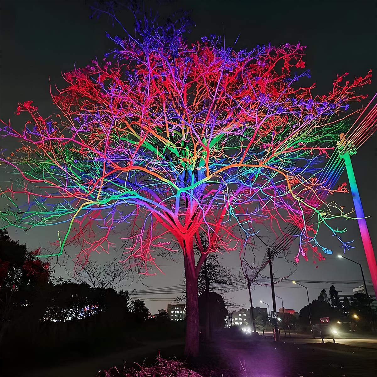 Outdoor RGB LED Spot Light IP65 Waterproof Landscape Light