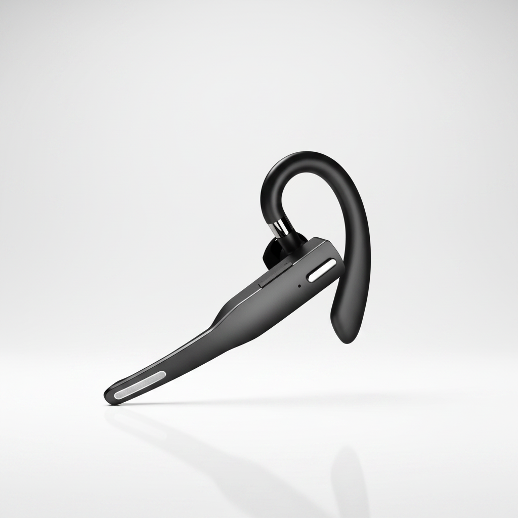 Bluetooth 5.1 Wireless Headset Noise Cancelling Mic Hands Free Ear Hook