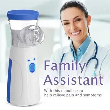 Nebora | Portable Mesh Nebulizer with Adult and Child Masks | USB Rechargeable Handheld