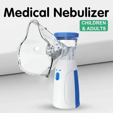 Nebora | Portable Mesh Nebulizer with Adult and Child Masks | USB Rechargeable Handheld