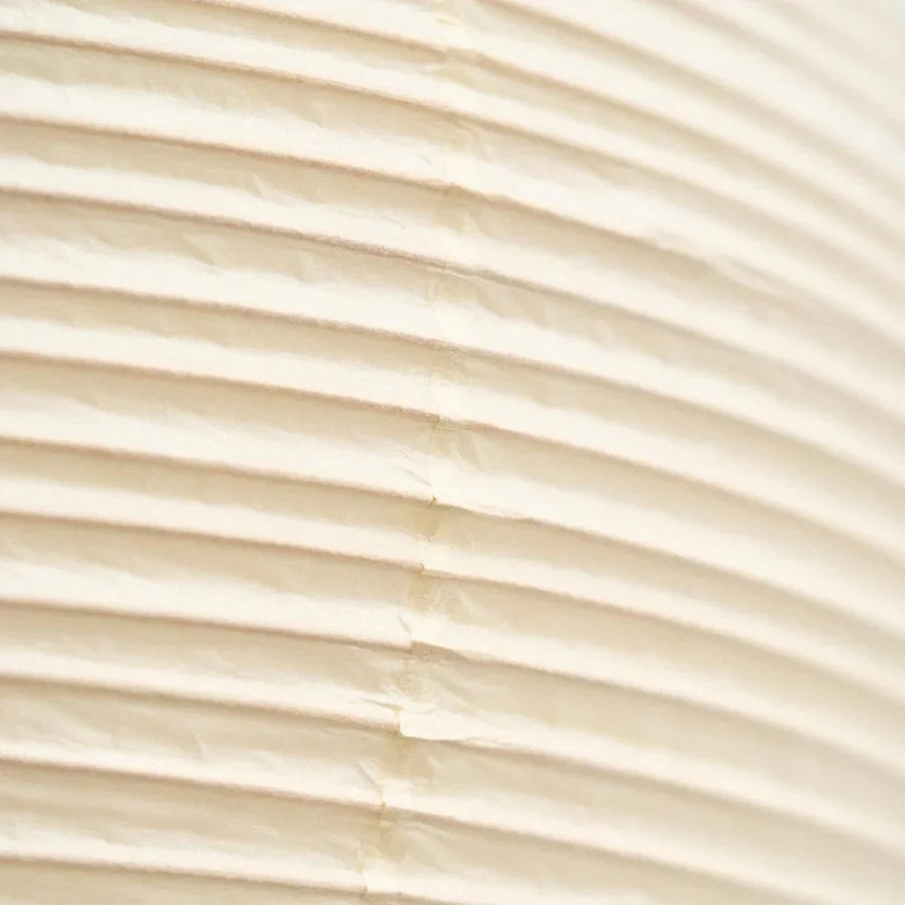 White Rice Paper Lantern Pendant Light with Even Ambient Glow | Japandi Ceiling Lamp