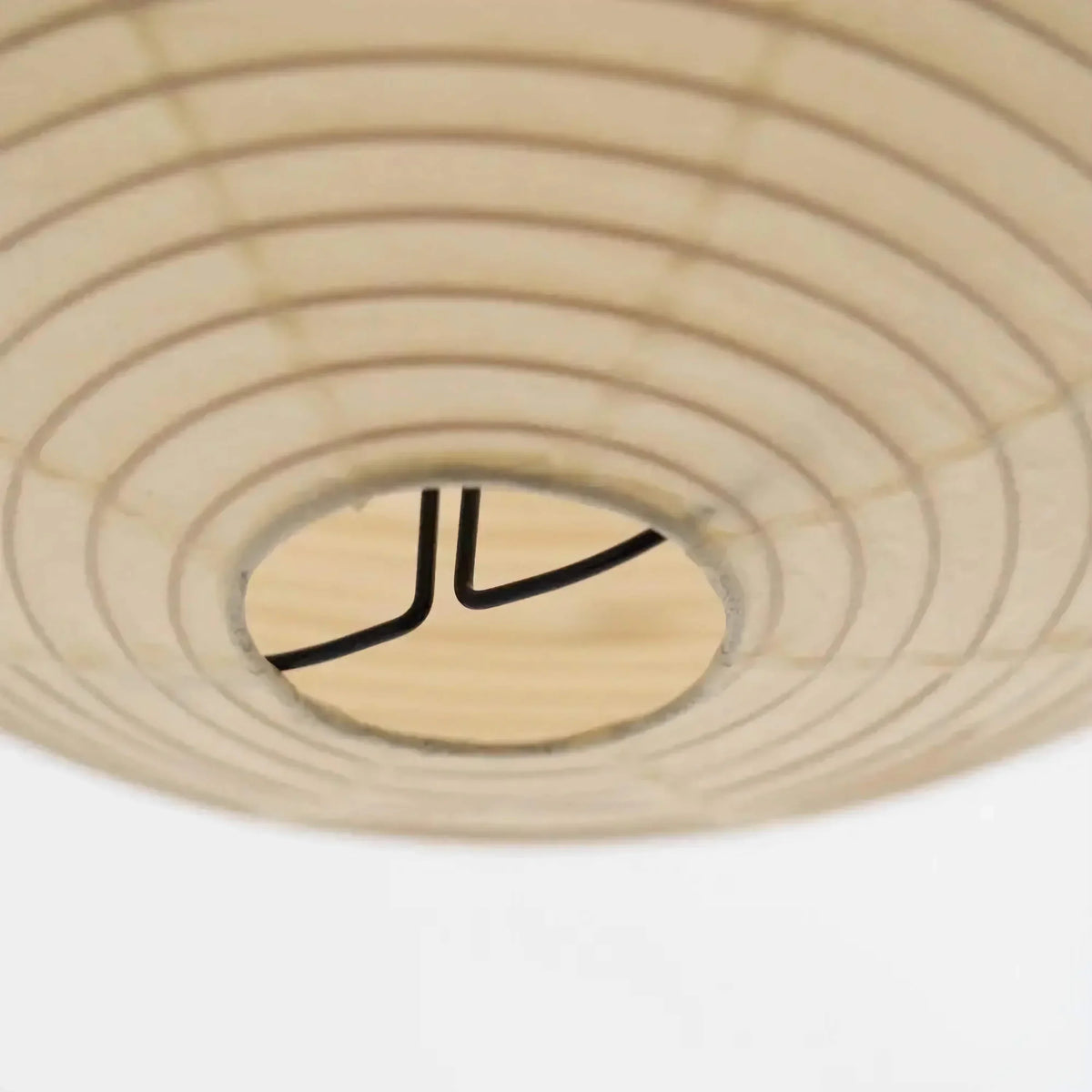 White Rice Paper Lantern Pendant Light with Even Ambient Glow | Japandi Ceiling Lamp