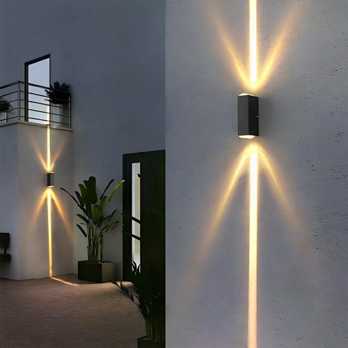 Modern LED Wall Light IP65 Up Down Aluminum Sconce