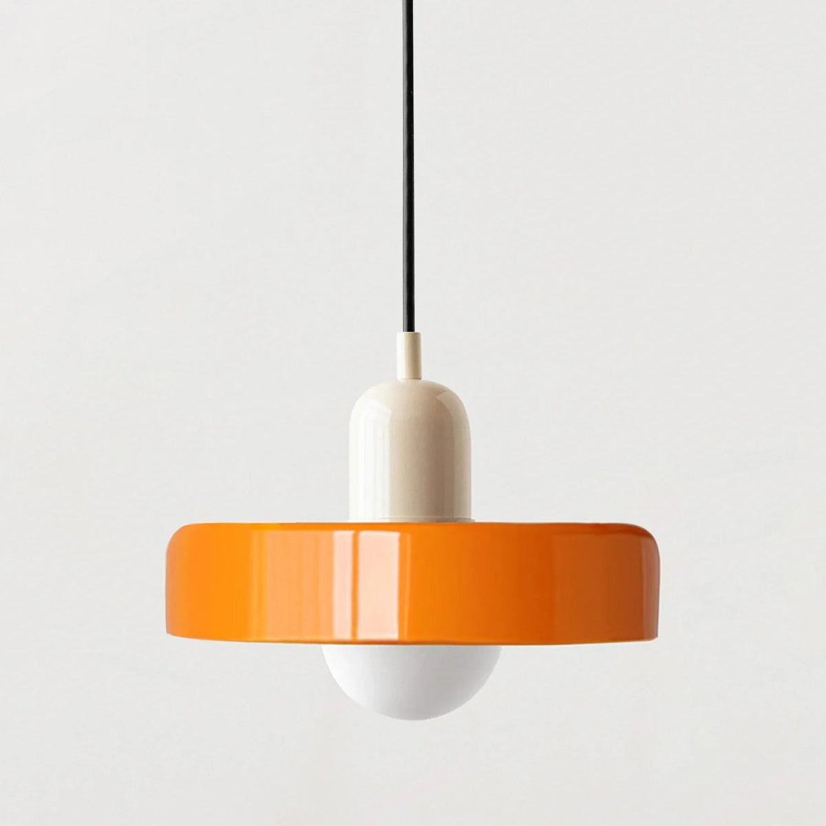 Bauhaus Dual-Tone Glass Pendant Light with Vibrant Colors | Modern Lamp