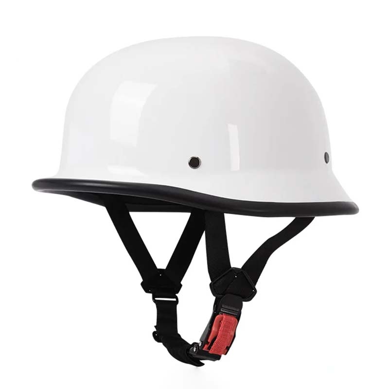 Motorcycle Half Helmet DOT ECE Approved Vintage Style Open Face Helmet