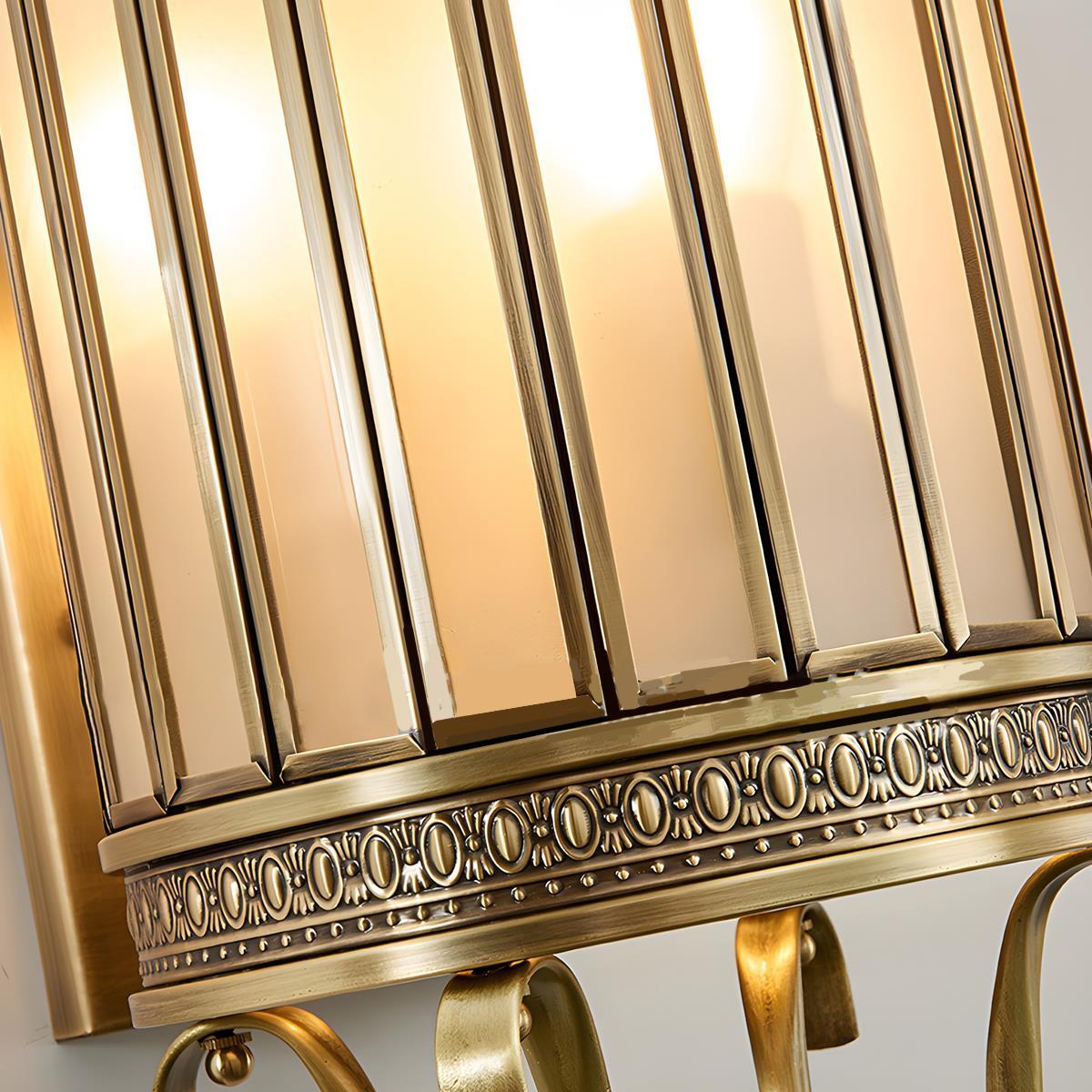 Vintage Outdoor Wall Sconce IP65 LED Copper Porch Light