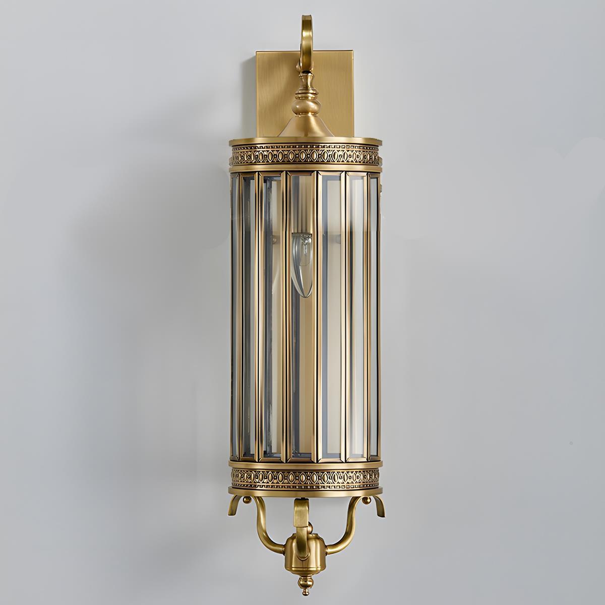 Vintage Outdoor Wall Sconce IP65 LED Copper Porch Light