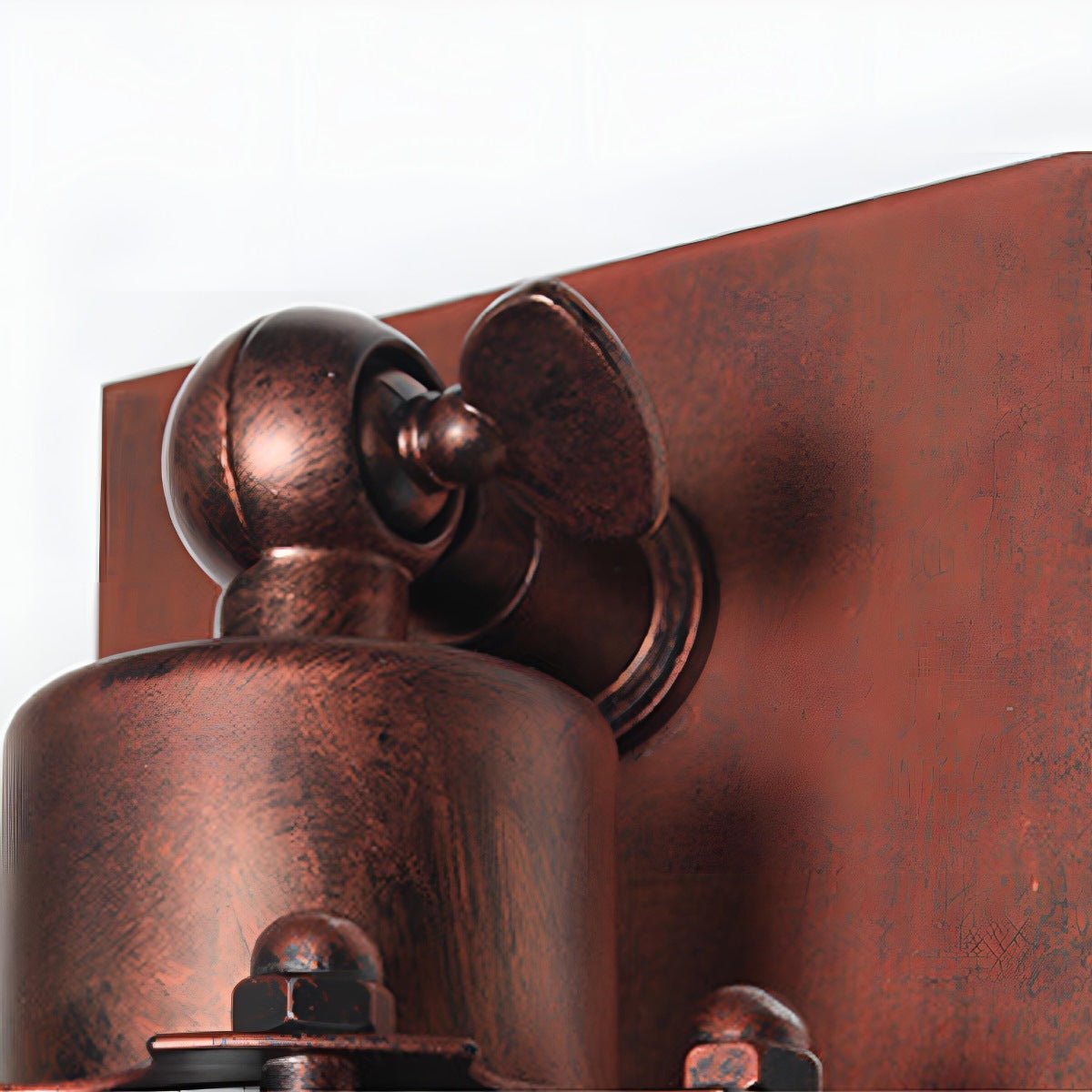 Vintage Industrial LED Wall Sconce Iron Glass 3000K