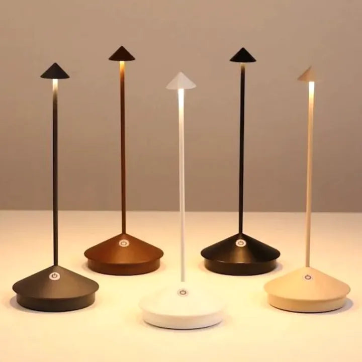Wireless LED Table Lamp with Touch Dimming | Cordless Light for Any Room