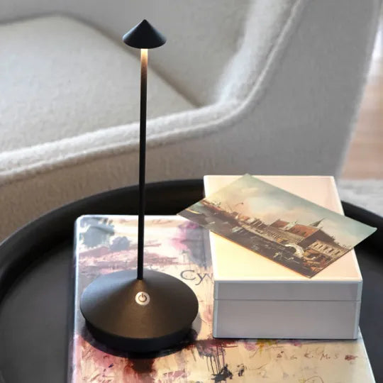 Wireless LED Table Lamp with Touch Dimming | Cordless Light for Any Room