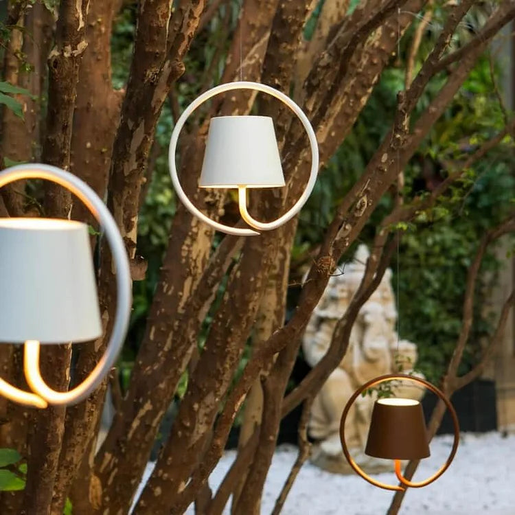 Rechargeable LED Pendant Light Portable Dimmable Indoor Outdoor Lamp