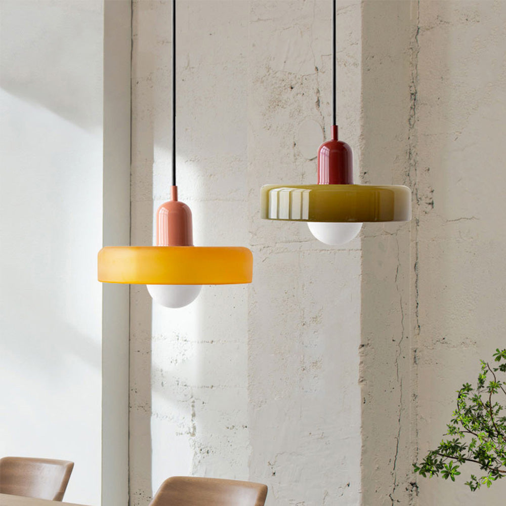 Two Tone Coastal Pendant Light LED Ceiling Hanging Lamp