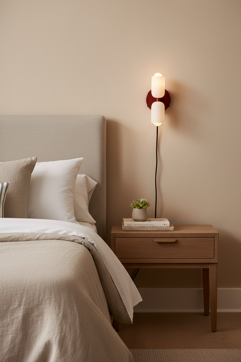 Up Down Wall Light Modern LED Wall Sconce with Acrylic Shades