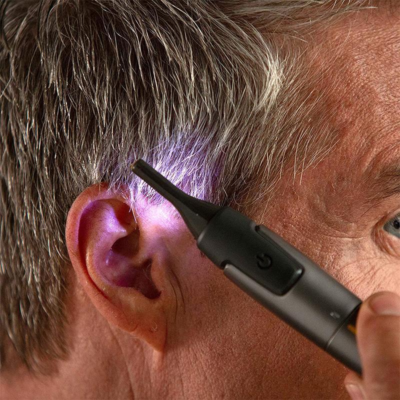 Cordless Precision Trimmer with LED Light | Nose, Ear, Eyebrow and Beard Grooming Tool