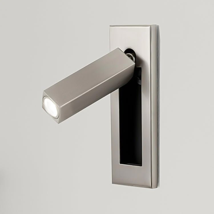 Nocturnis | Recessed LED Bedside Sconce with Adjustable Head | Reading Light for Bedroom