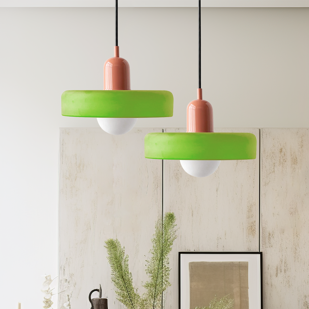 Two Tone Coastal Pendant Light LED Ceiling Hanging Lamp