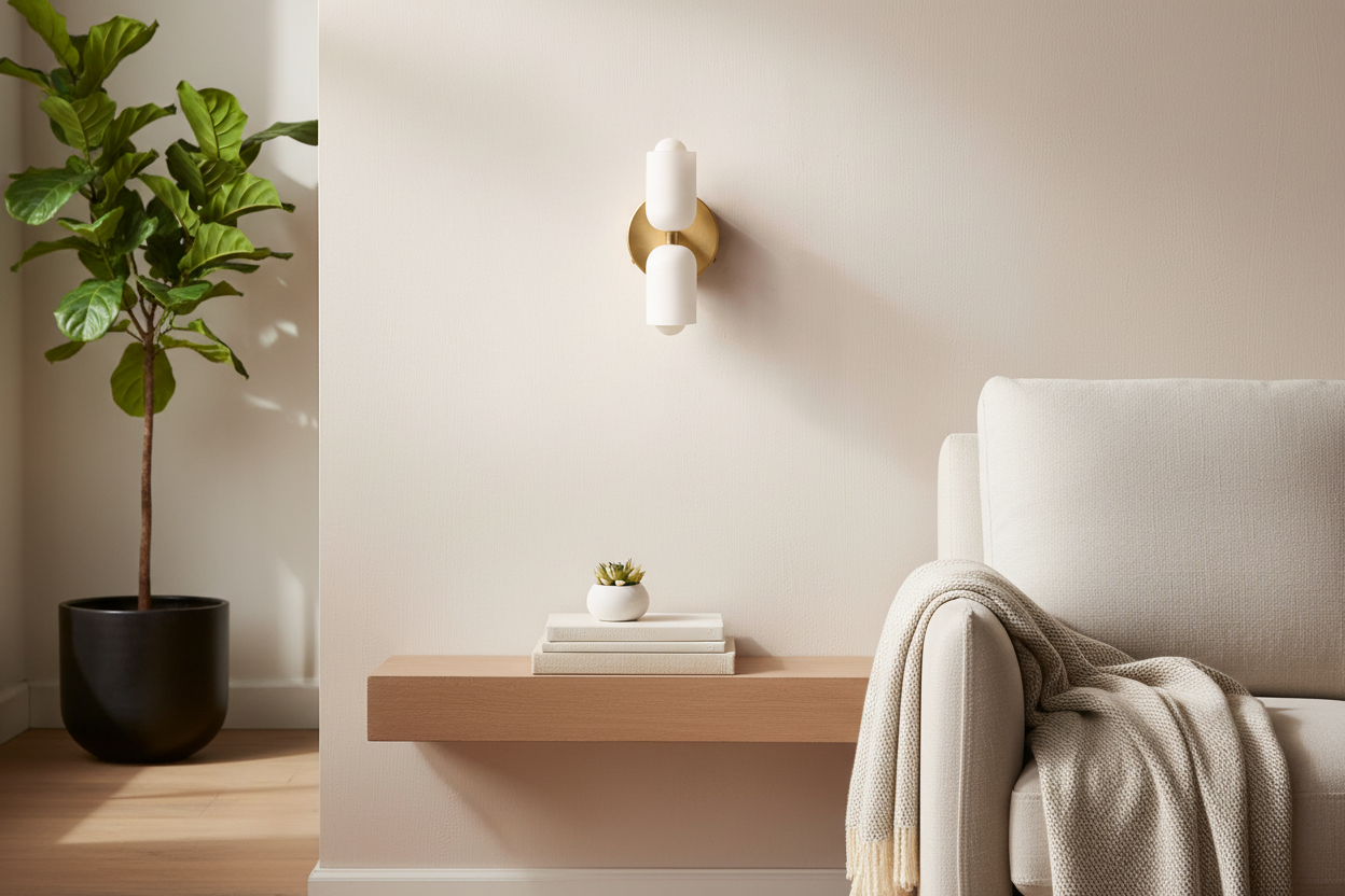 Up Down Wall Light Modern LED Wall Sconce with Acrylic Shades