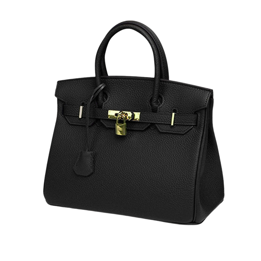Women Large Handbag with Zipper Shoulder Tote Bag PU Leather