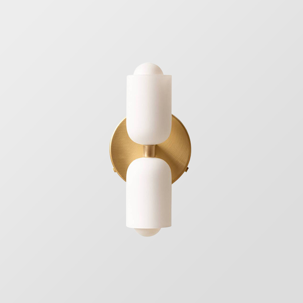 Up Down Wall Light Modern LED Wall Sconce with Acrylic Shades
