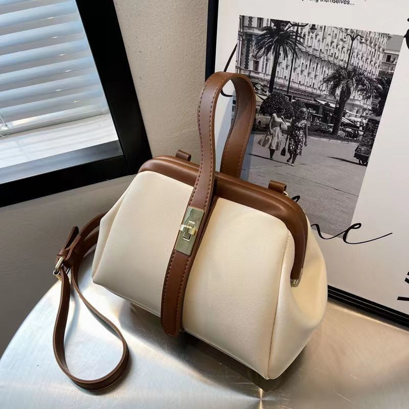Adjustable Strap Crossbody Bag with Handle Everyday Shoulder Bag