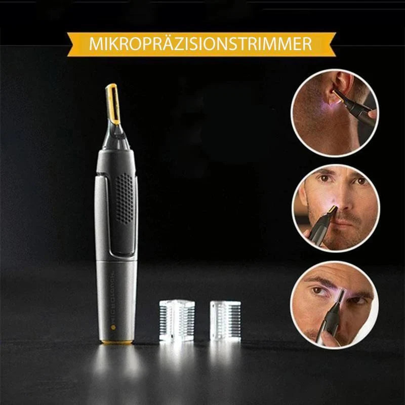Cordless Precision Trimmer with LED Light | Nose, Ear, Eyebrow and Beard Grooming Tool