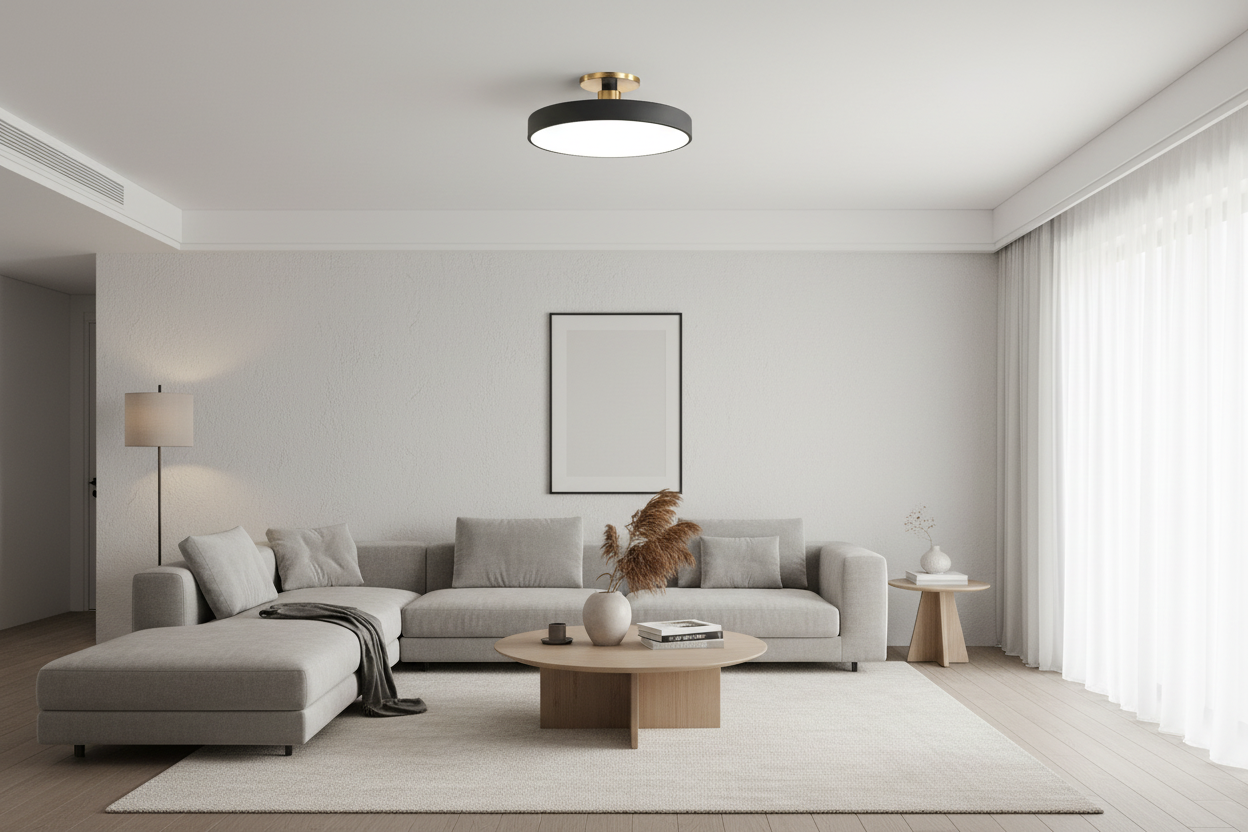 Minimalist Round LED Ceiling Light Nordic Flush Mount Lamp