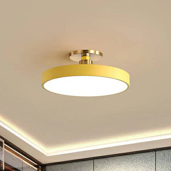 Minimalist Round LED Ceiling Light Nordic Flush Mount Lamp