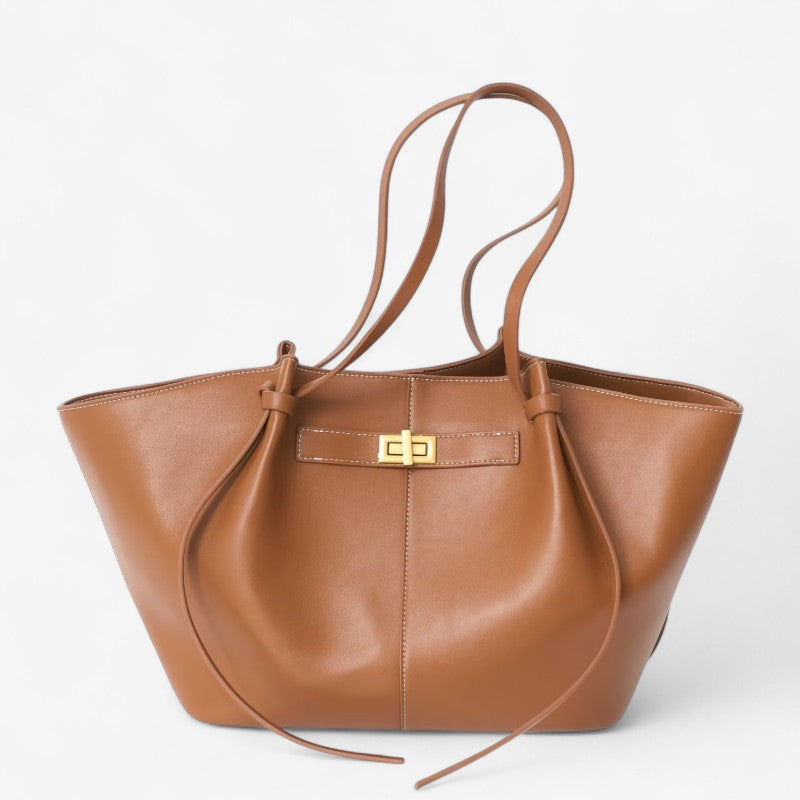 Large Tote Handbag with Zipper Spacious Shoulder Bag for Women