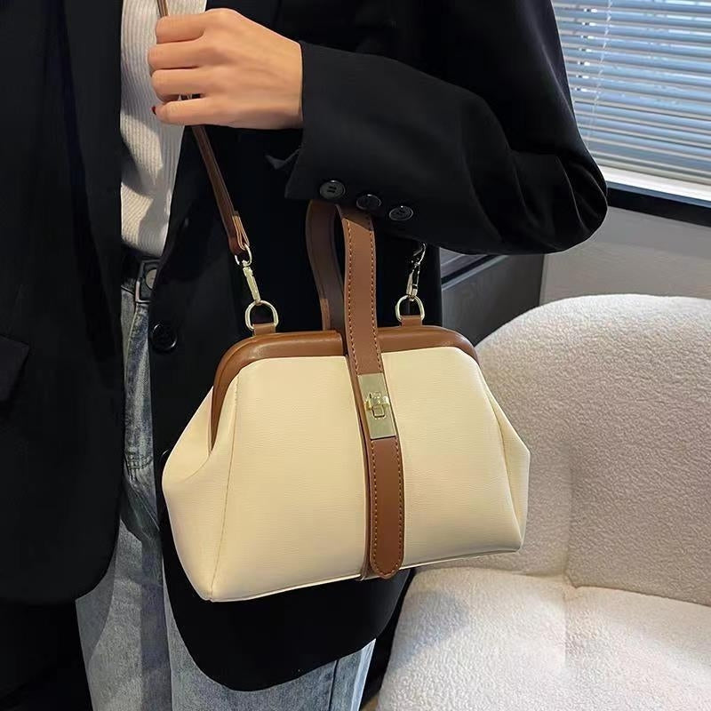 Adjustable Strap Crossbody Bag with Handle Everyday Shoulder Bag