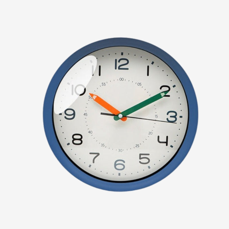 Nordic Minimalist Wall Clock Round Clear Number Design