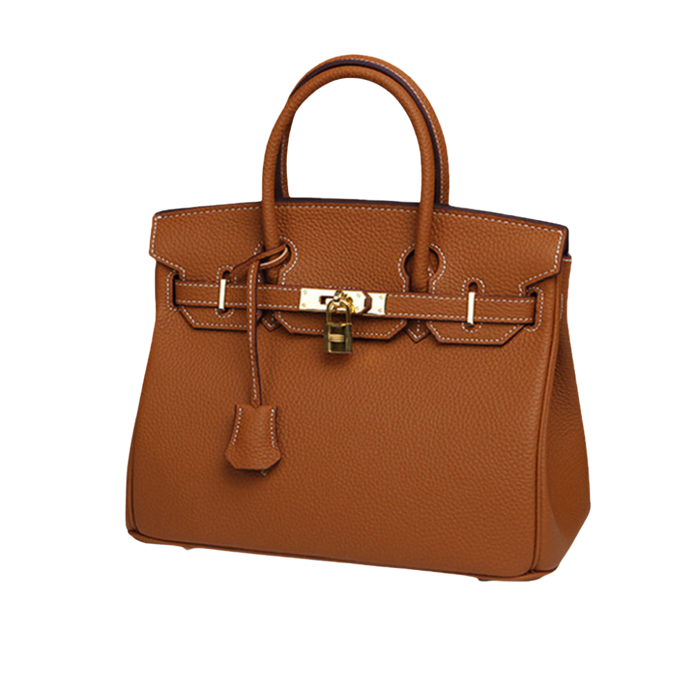 Women Large Handbag with Zipper Shoulder Tote Bag PU Leather