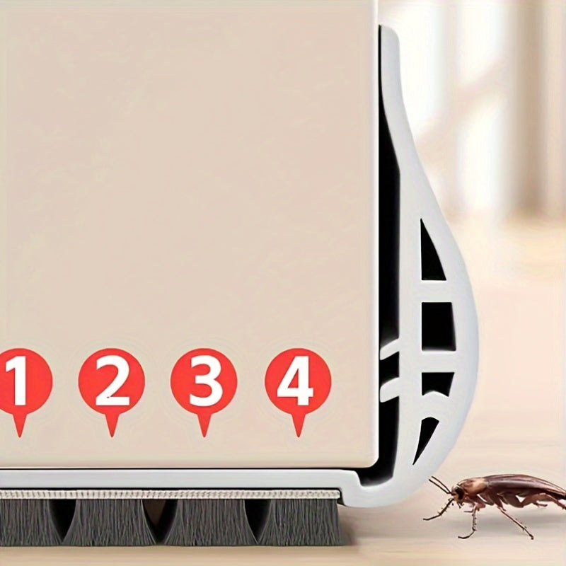 Draftbar | Adjustable Door Draft Stopper with Foam Core - Tool-Free Insulation for Doors