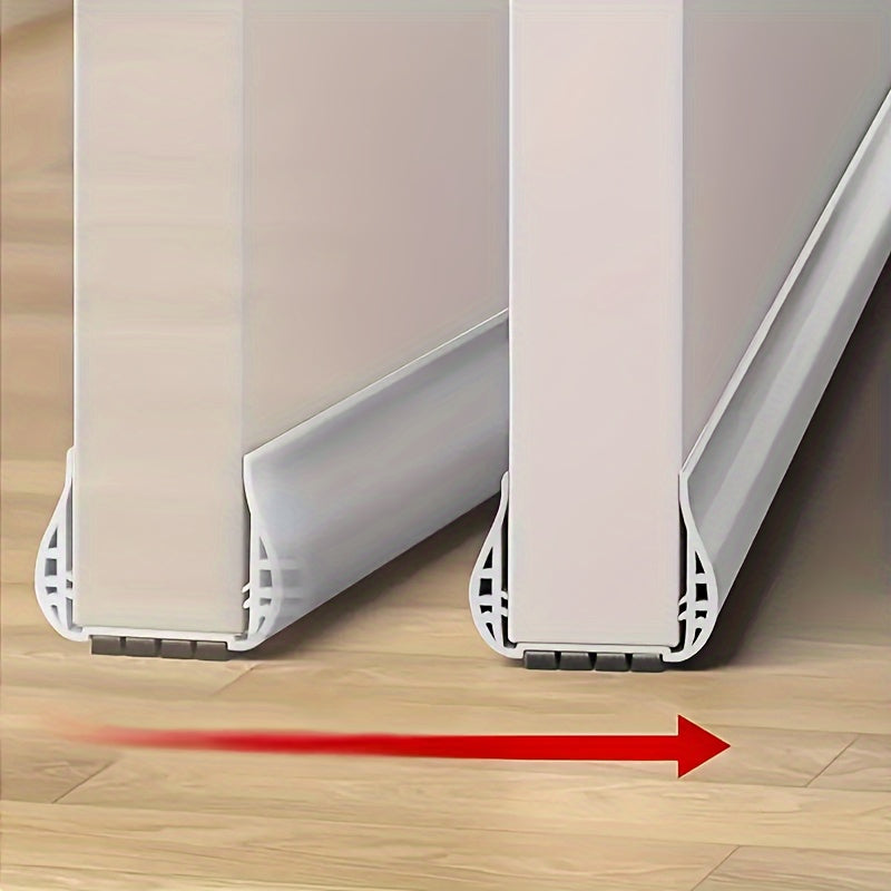 Draftbar | Adjustable Door Draft Stopper with Foam Core - Tool-Free Insulation for Doors