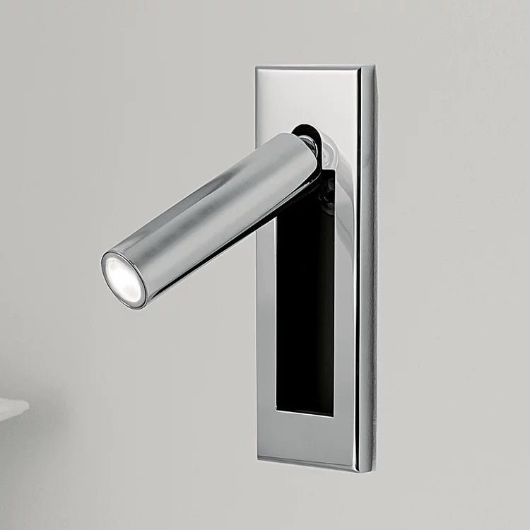 Nocturnis | Recessed LED Bedside Sconce with Adjustable Head | Reading Light for Bedroom