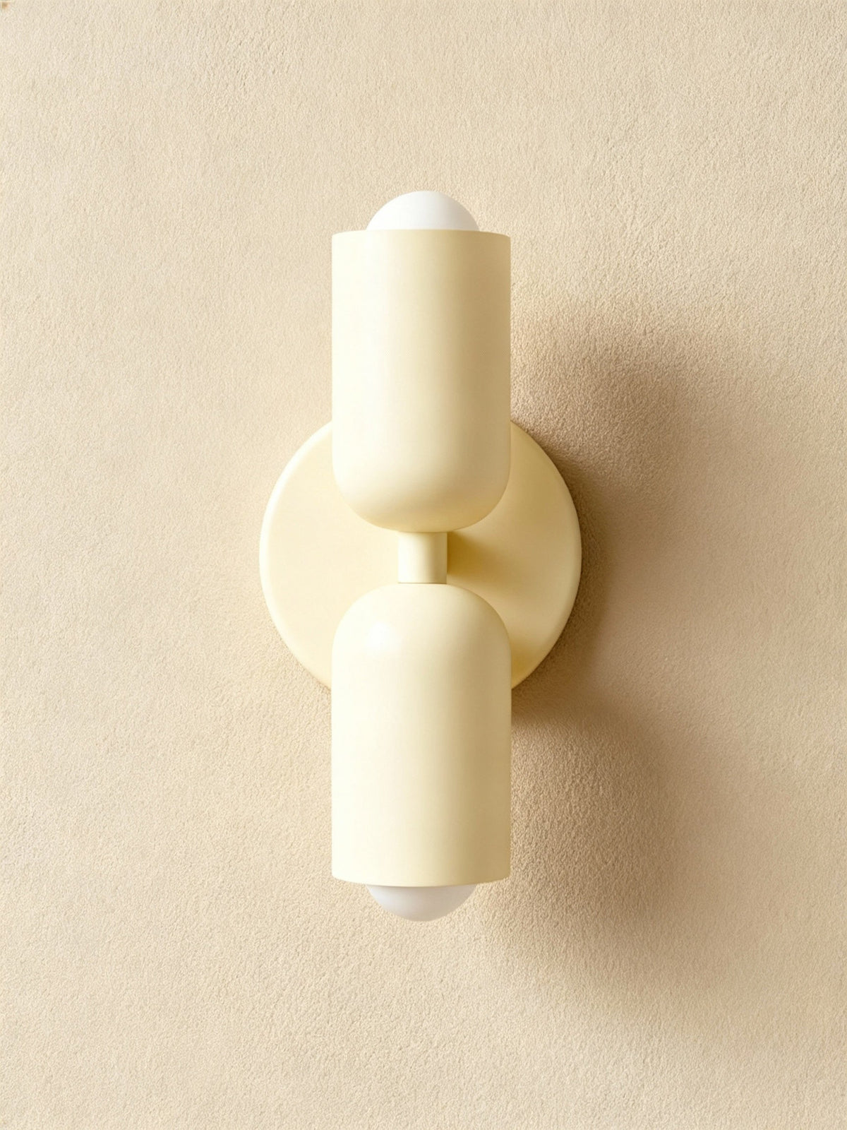 Colorful Modern Wall Sconce with Hand-Blown Glass Shade