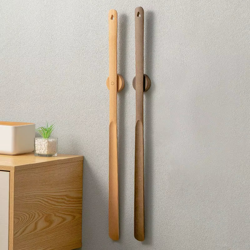 Extra Long Handle Shoe Horn Ergonomic Shoe Helper for Easy On Shoes