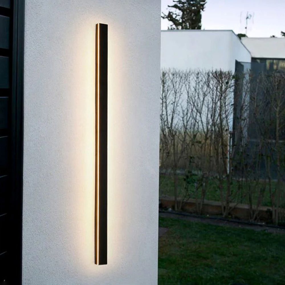 Linear LED Outdoor Wall Light Minimalist Exterior Wall Lamp