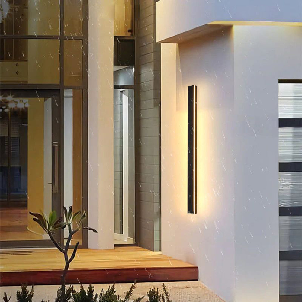 Linear LED Outdoor Wall Light Minimalist Exterior Wall Lamp