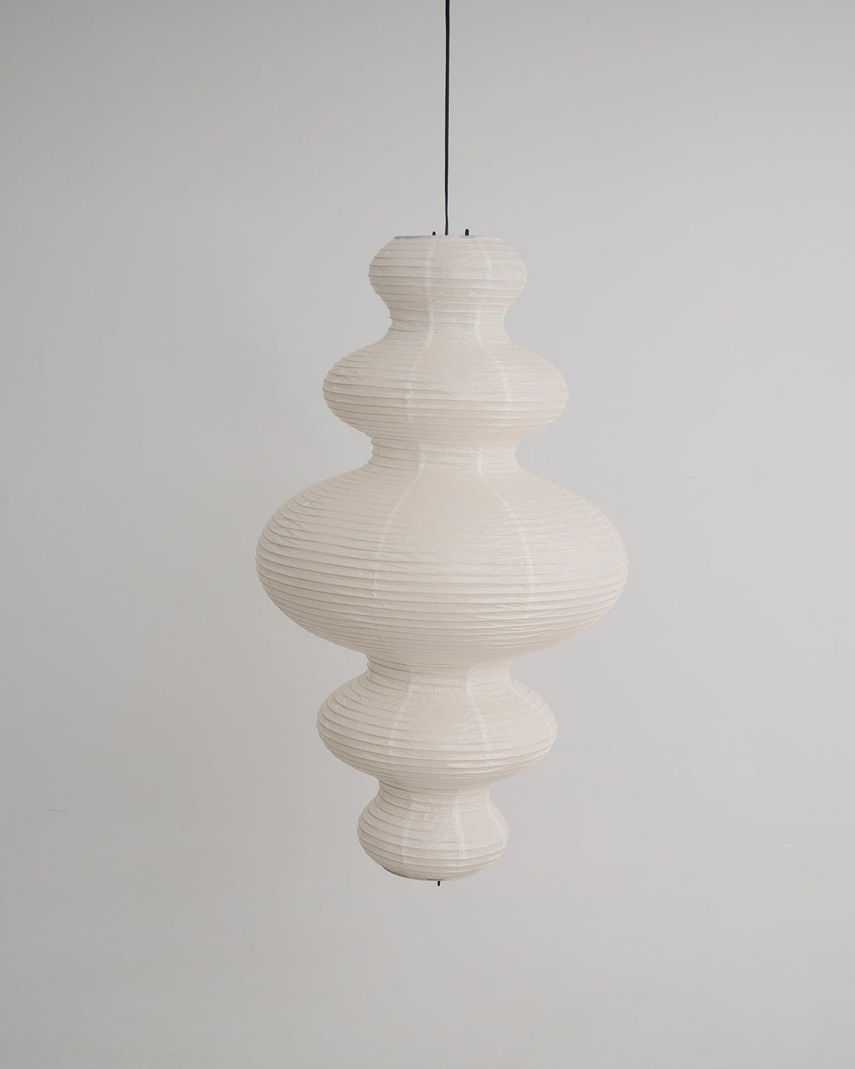 Shiroi | Plug In Pendant Light with Rice Paper Shade | Dimmable Lantern Lamp for Bedroom