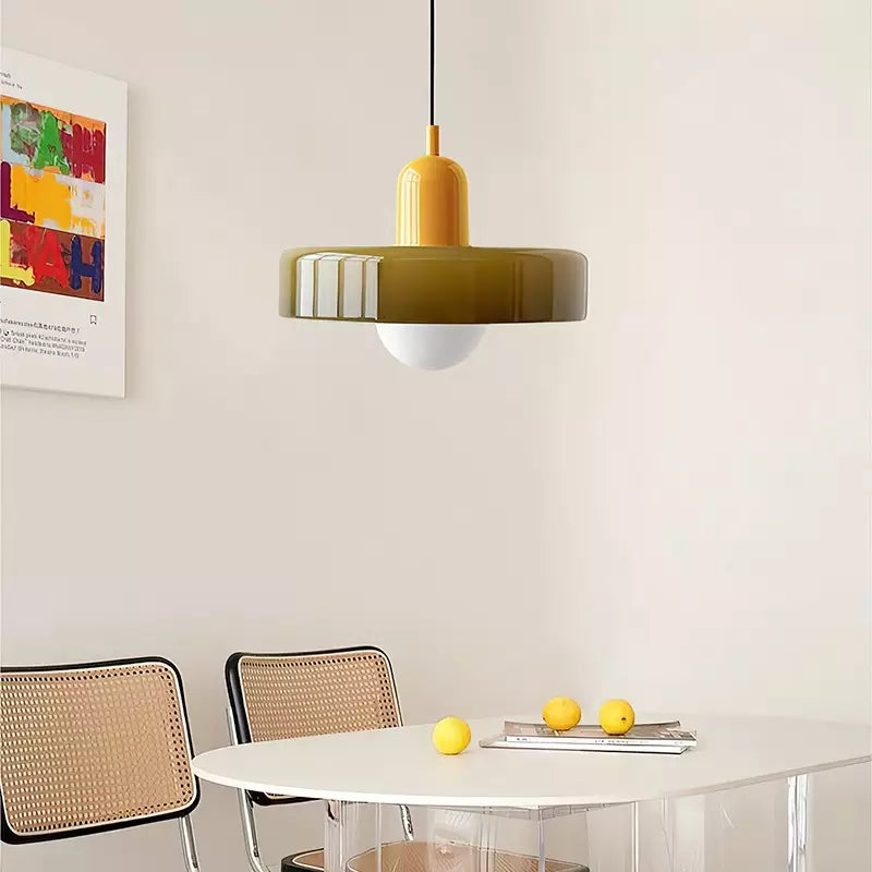 Two Tone Coastal Pendant Light LED Ceiling Hanging Lamp