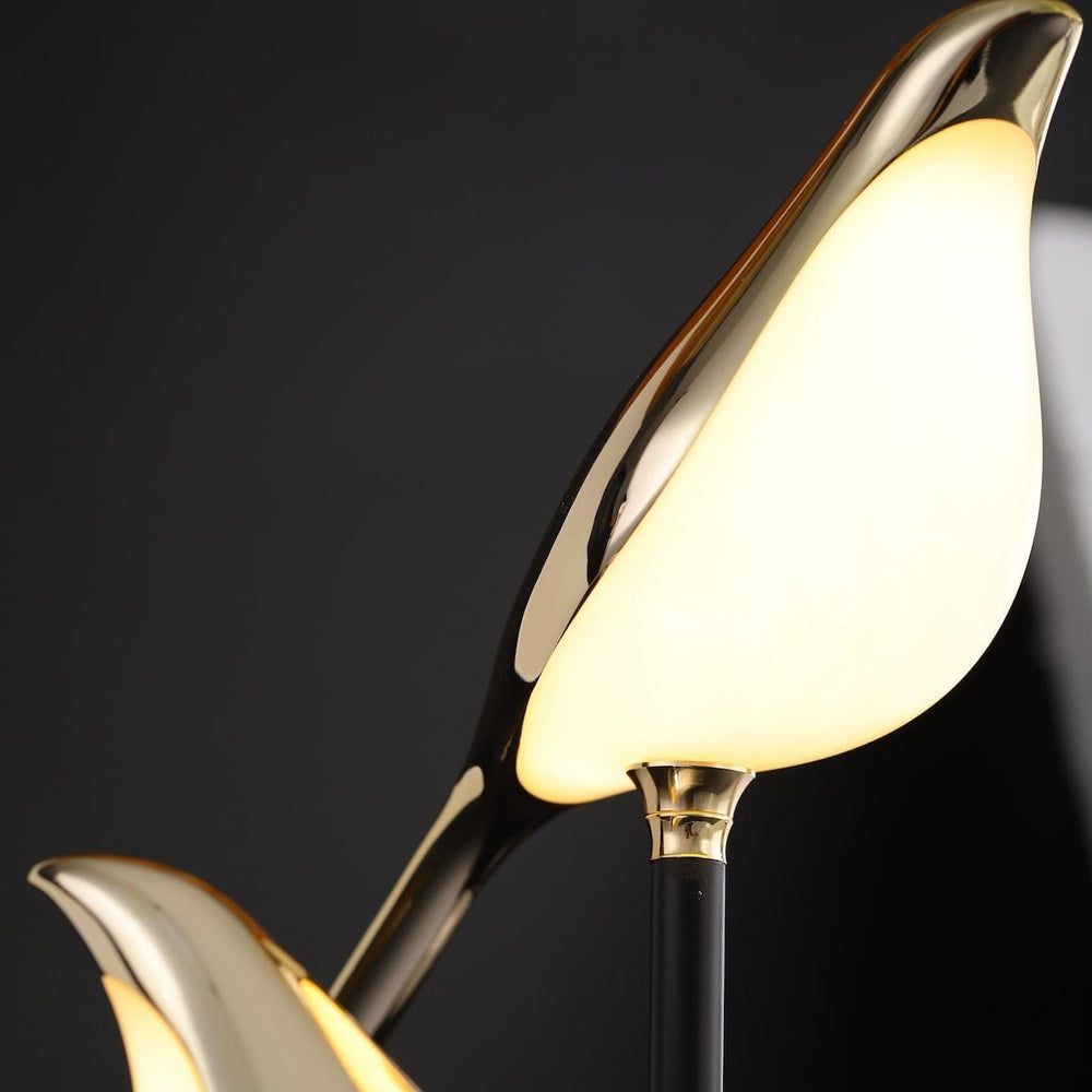 Gold Bird Table Lamp Modern LED Decorative Desk Lamp