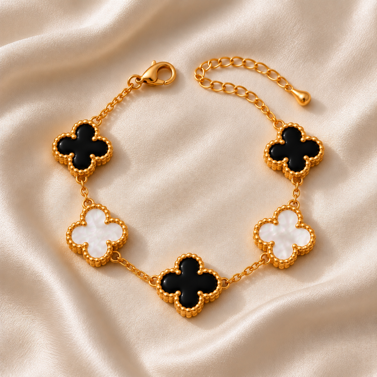 Bloom Line | 18K Gold-Plated Bracelet with Floral Design for Elegant Everyday Styling