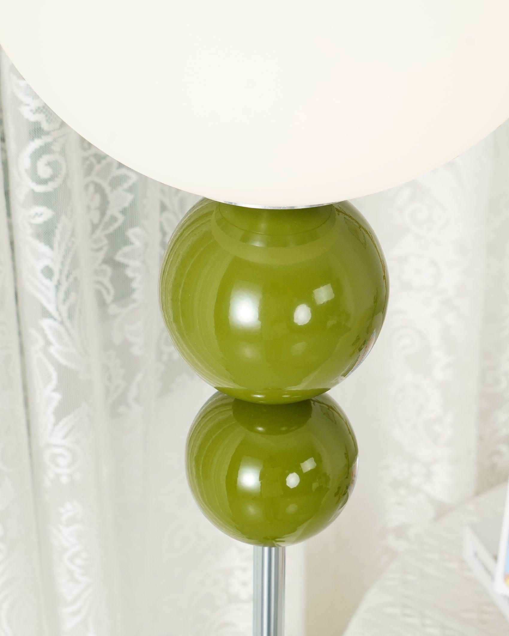 Modern Floor Lamp Metal Glass Standing Light for Living Room
