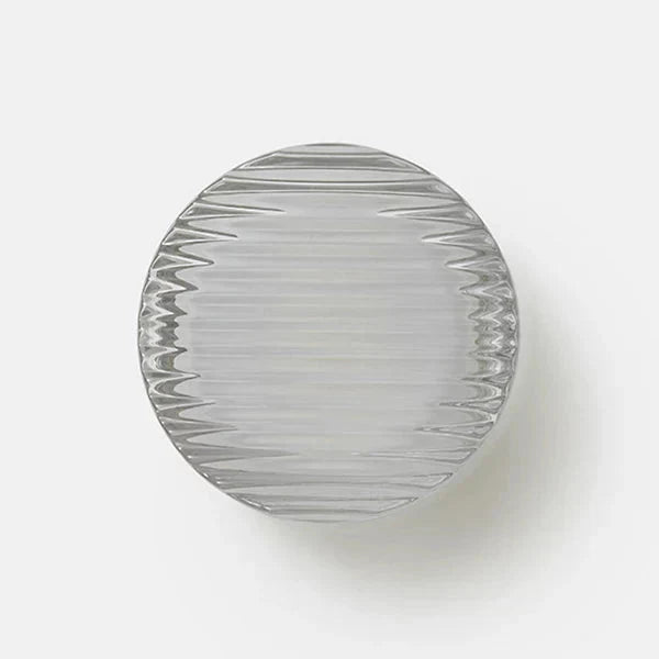Modern Round LED Wall Light Milk Glass Wall Sconce Lamp