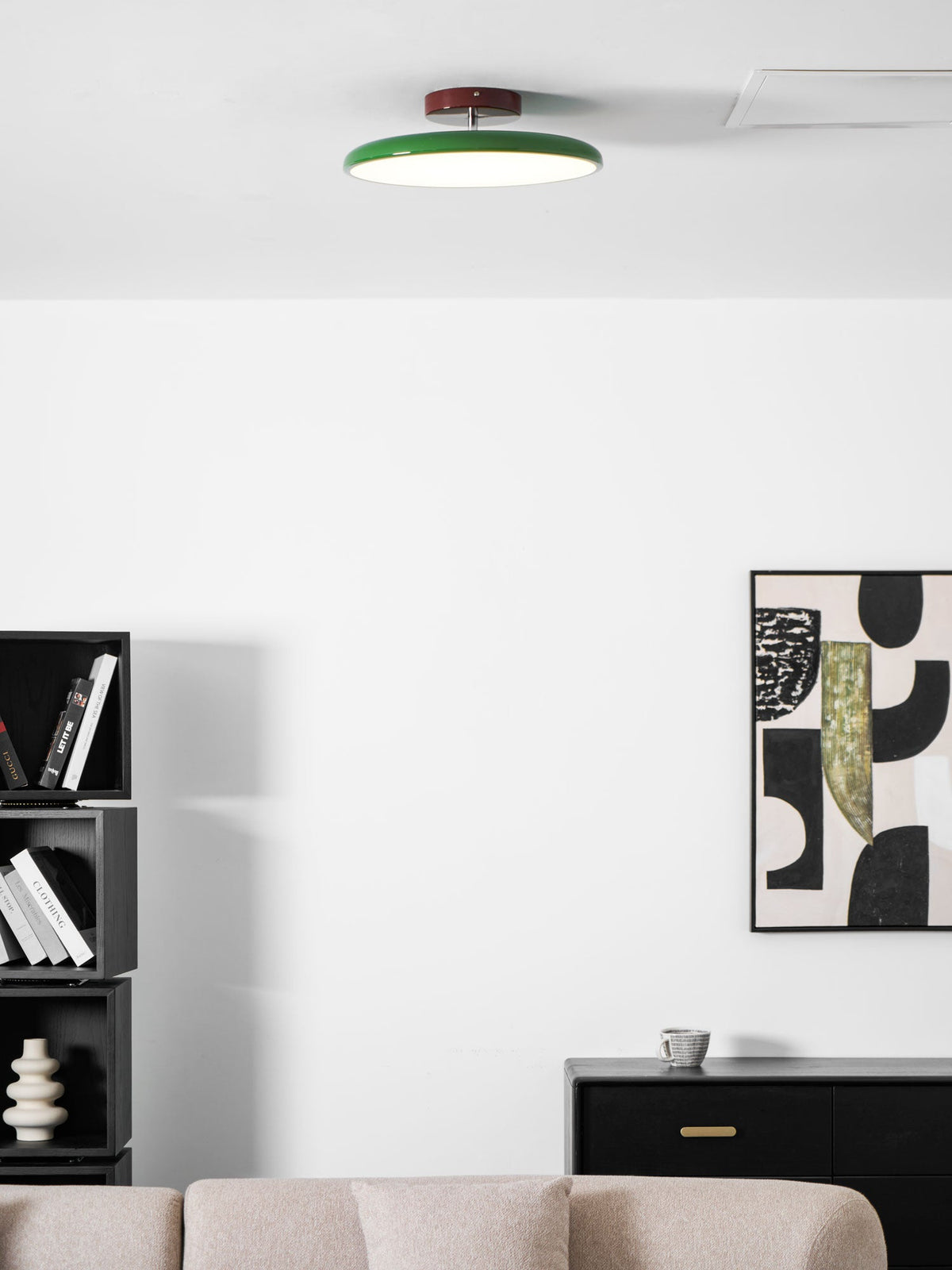 Auroradrift | Modern LED Ceiling Lamp with 270° Swivel Shade | Light for Sloped Ceilings