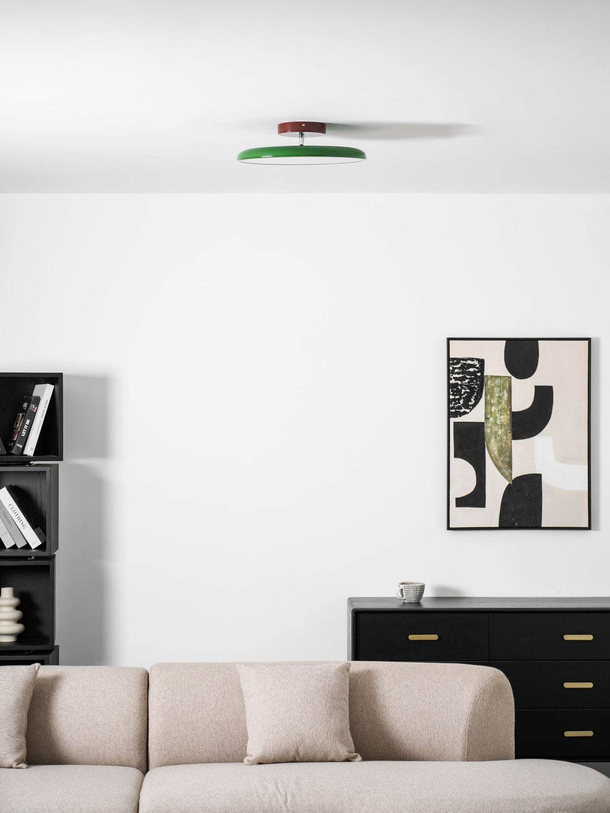 Auroradrift | Modern LED Ceiling Lamp with 270° Swivel Shade | Light for Sloped Ceilings