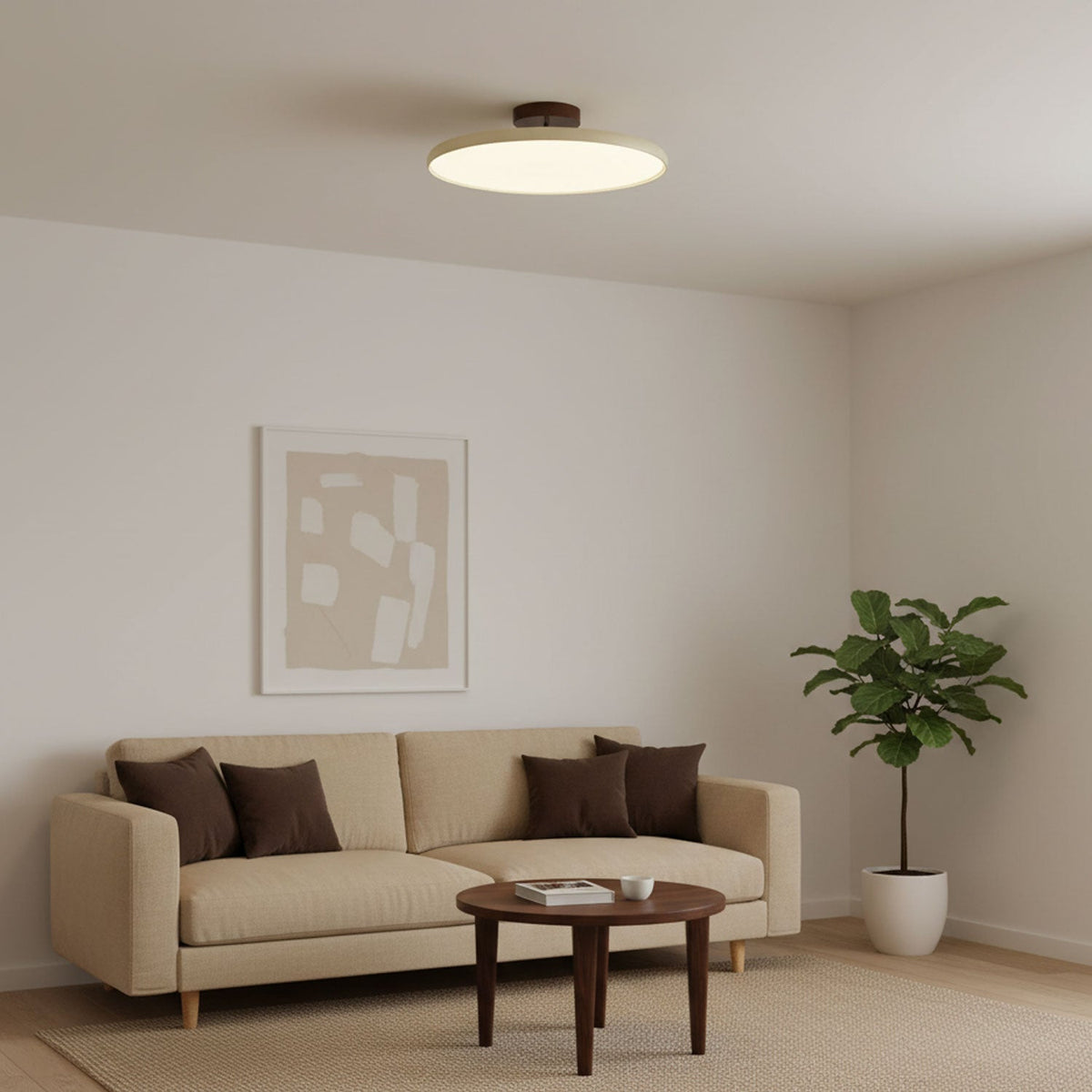 Auroradrift | Modern LED Ceiling Lamp with 270° Swivel Shade | Light for Sloped Ceilings