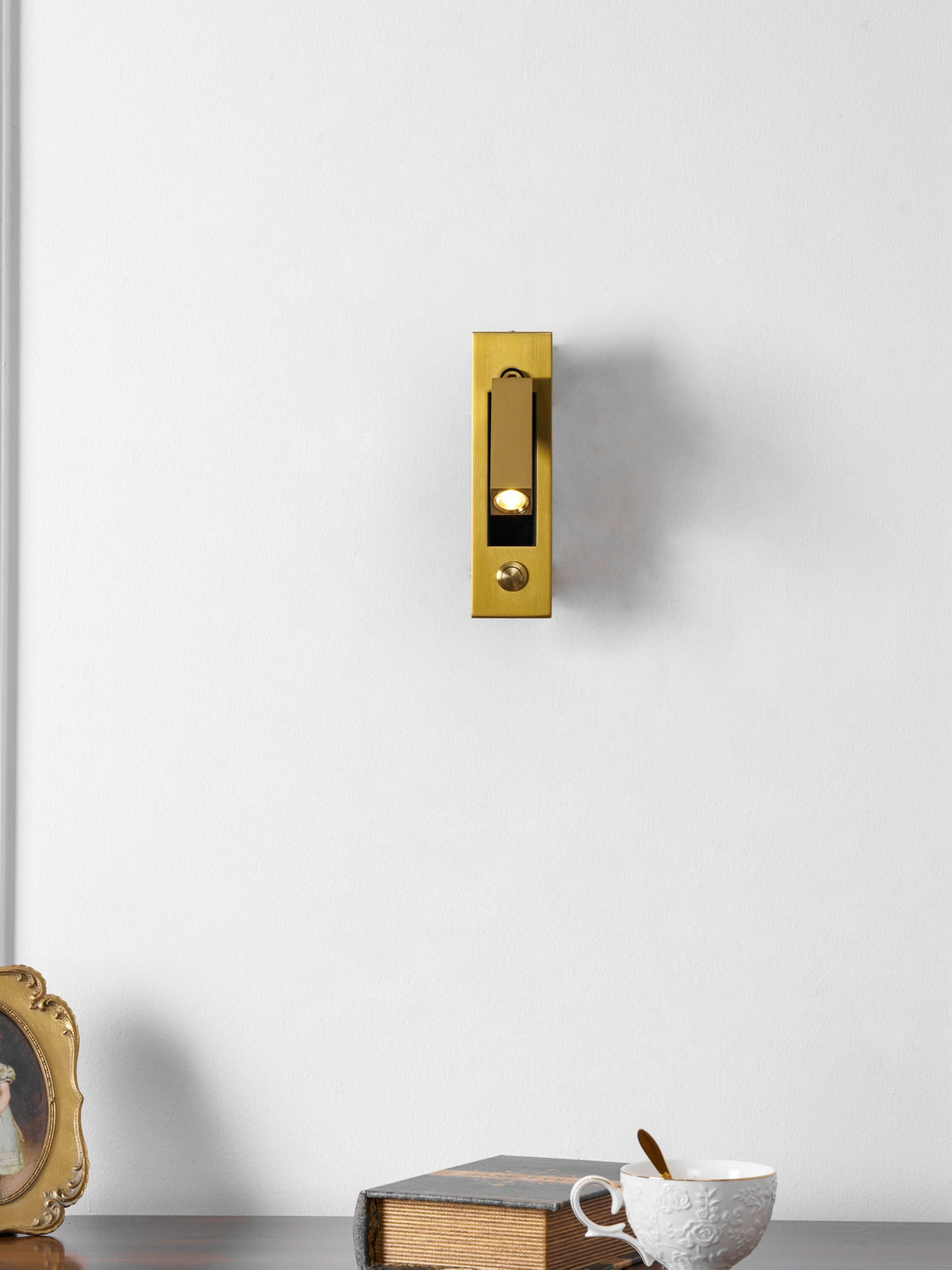 Nocturnis | Recessed LED Bedside Sconce with Adjustable Head | Reading Light for Bedroom