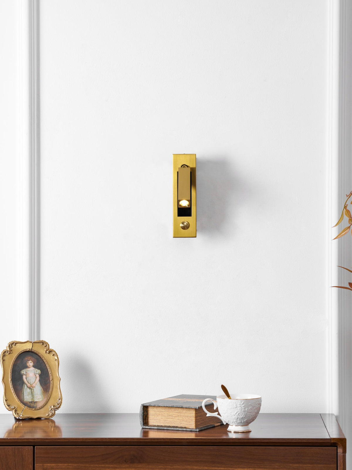 Nocturnis | Recessed LED Bedside Sconce with Adjustable Head | Reading Light for Bedroom